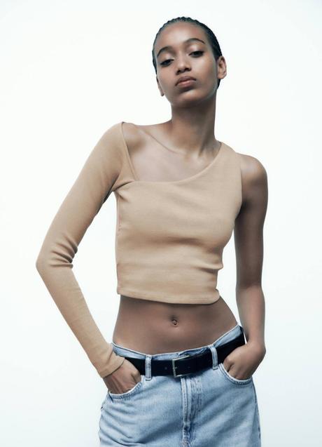 Imagen - Camiseta con manga larga y manga sisa