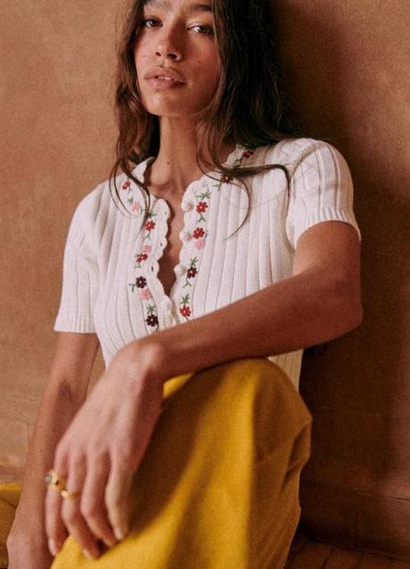 Imagen - Cárdigan con bordado de flores