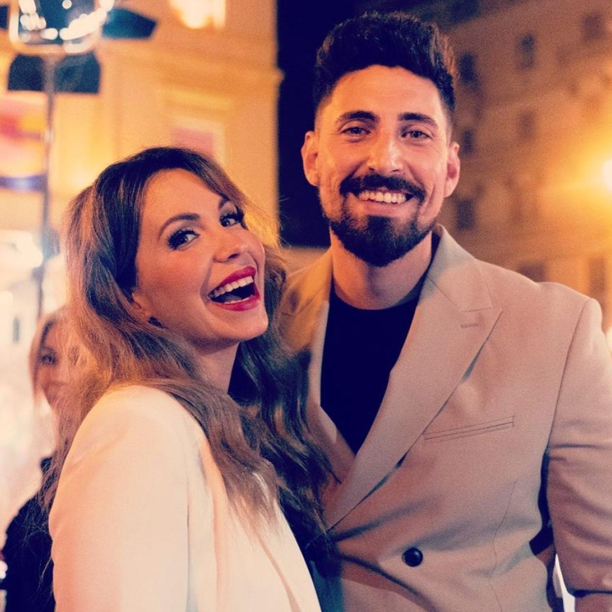 Esther Aranda y su marido. 