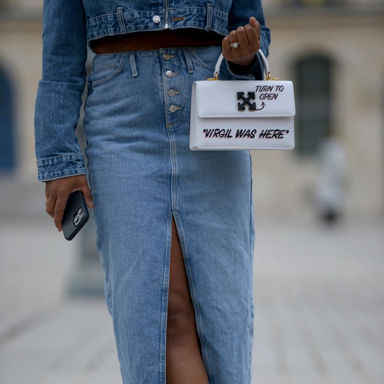 moda: La nueva versión con botones de la falda larga más tendencia de la primavera