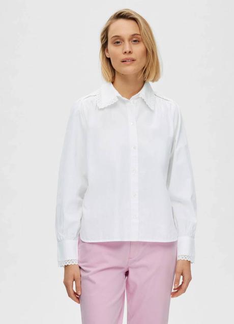 Imagen - Camisa blanca con cuello bebé