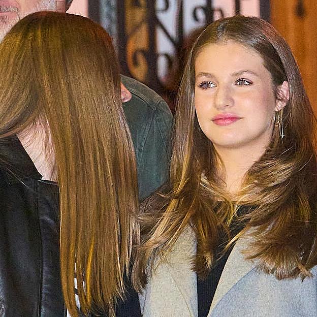 Un momento de confidencias entre Leonor y Sofía. 