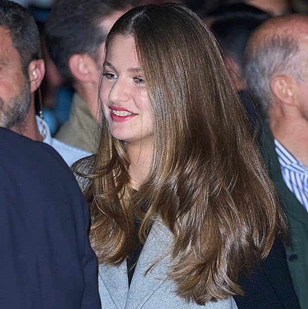 El corte de pelo a capas de la princesa Leonor.