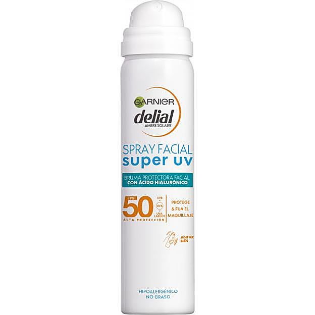 Garnier Ambre Solaire Sobre Maquillaje Bruma de Protección Super UV SPF50.