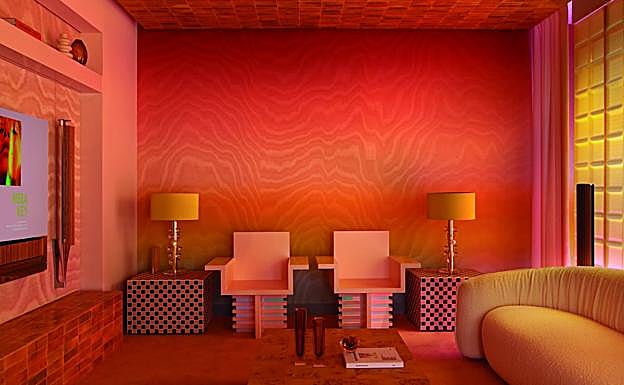 El espacio de Bang&Olufsen x Miriam Alía en Casa Decor 2023.