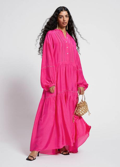 Imagen - Vestido túnica fucsia