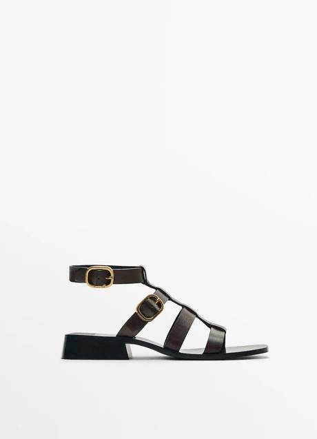 Imagen - Sandalias negras de Massimo Dutti (89,95 euros)