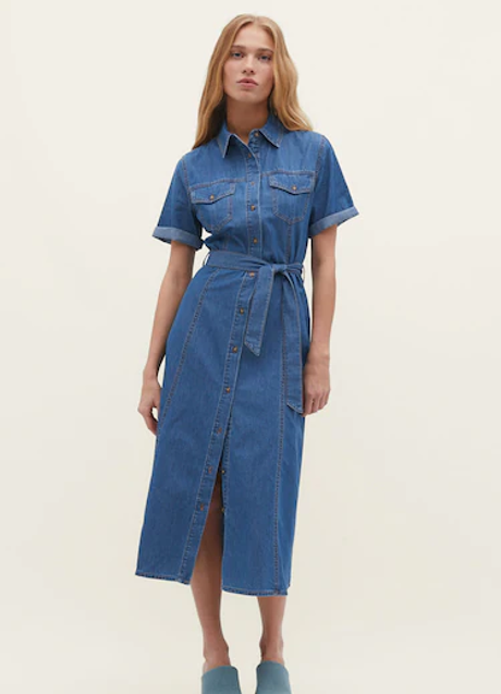 Imagen - El vestido camiero de Stradivarius.