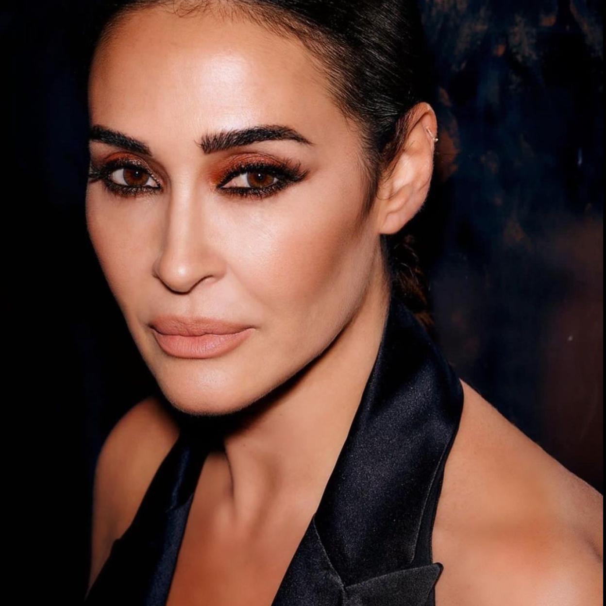 Vicky Martín Berrocal con un maquillaje antiedad.