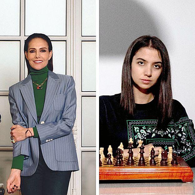 La modelo y empresaria Adriana Abascal y la ajedrecista iraní Sara Khadem participarán en Santander WomenNOW.