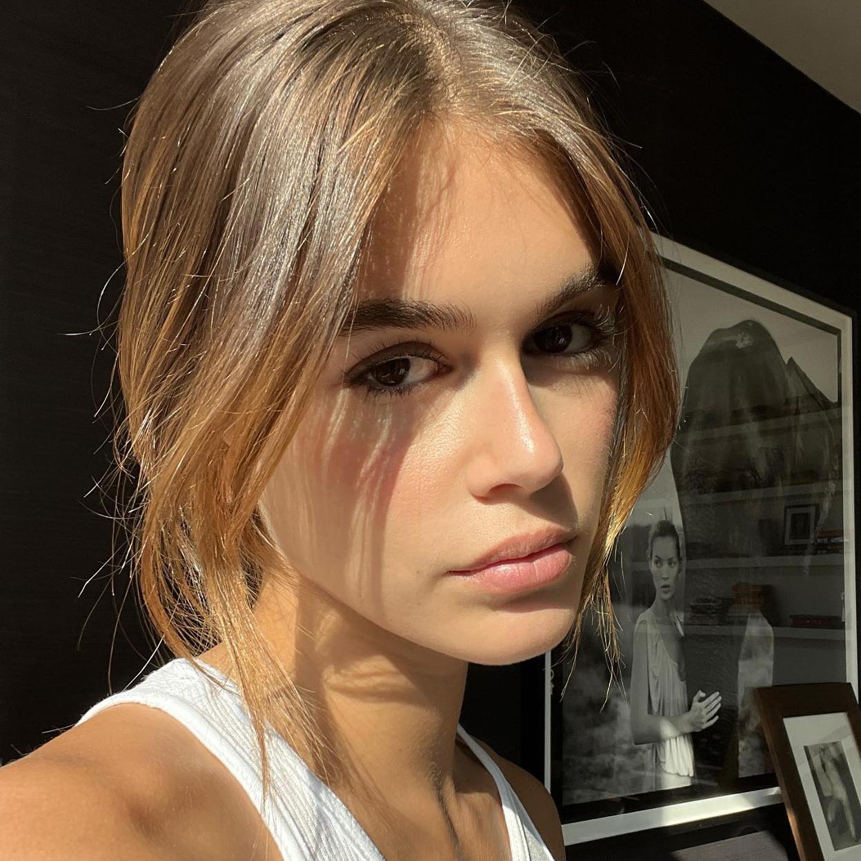 La modelo Kaia Gerber.