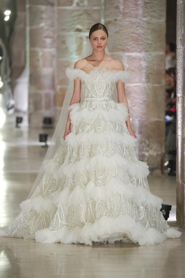 La marca libanesa de alta costura ELIE SAAB presentó por primera vez sobre una pasarela su colección de moda nupcial durante la Bridal Night, concretamente en el Museu Marítim.