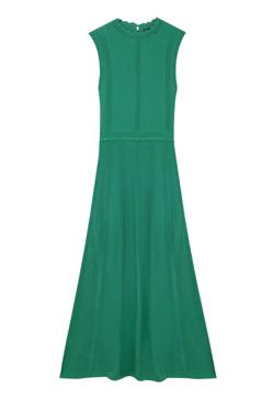 Imagen secundaria 2 - Imagen de campaña de Roseanna, vestido morado de Sandro y vestido verde de The Kooples.