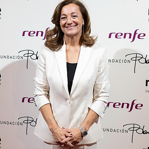 Lola Fernández Ochoa, durante la presentación del documental. 