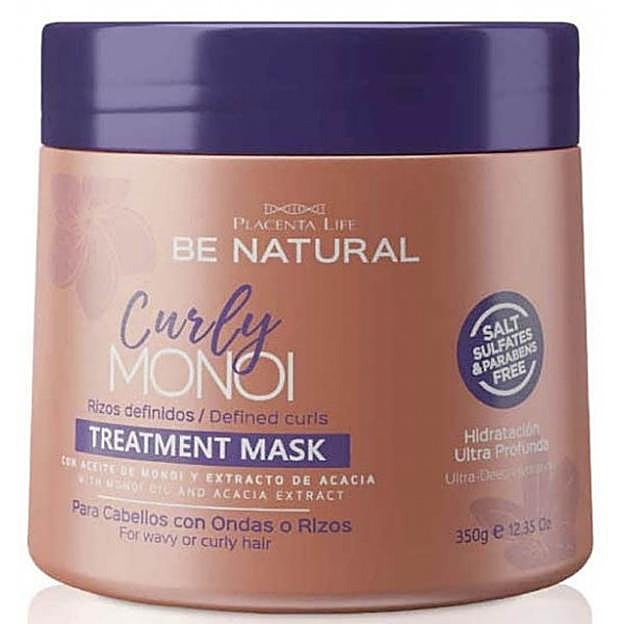 Mascarilla Curly Monoi de Be Natural.