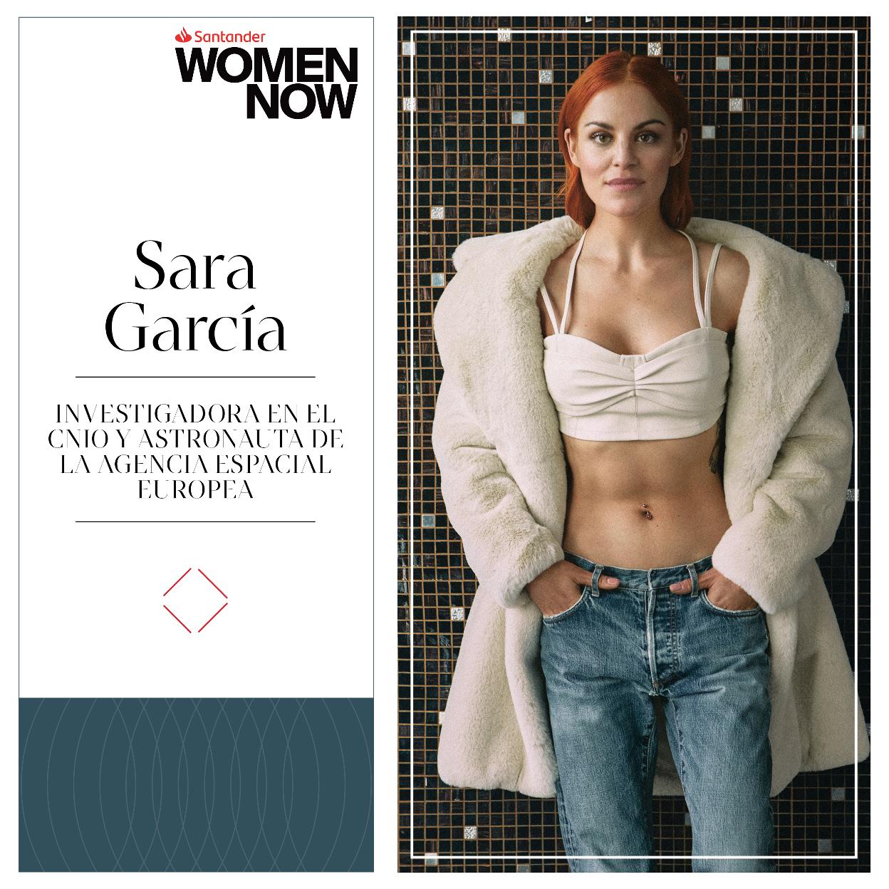Sara García, astronauta en la reserva de la Agencia Espacial Europea, será una de las protagonistas de Santander WomenNOW.