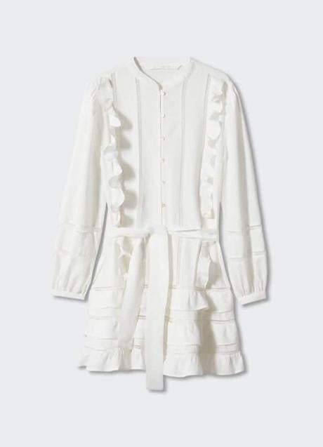 Imagen - Vestido blanco de Mango (49,99 euros)