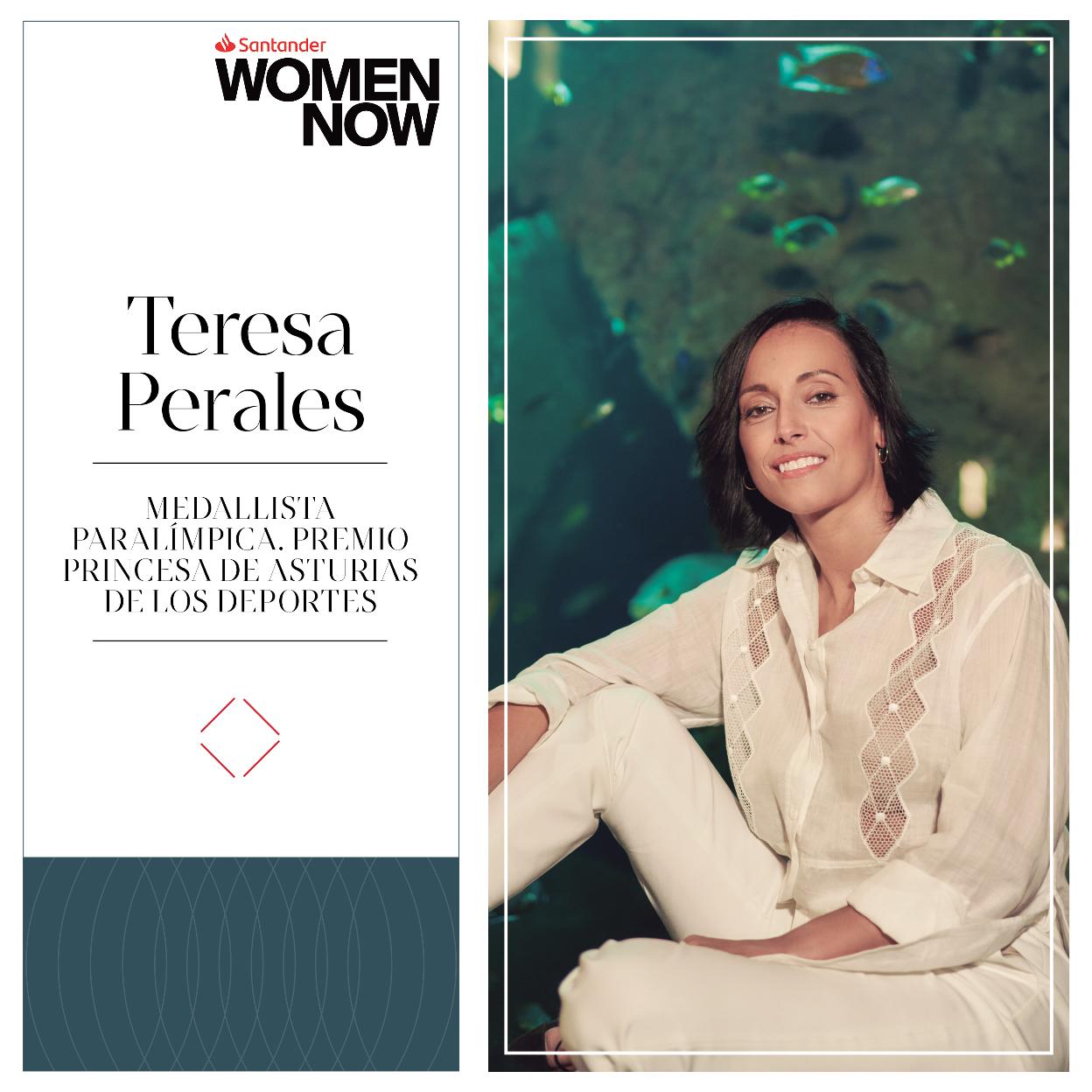 La nadadora paralímpica Teresa Perales participará en el congreso Santander WomenNOW. 