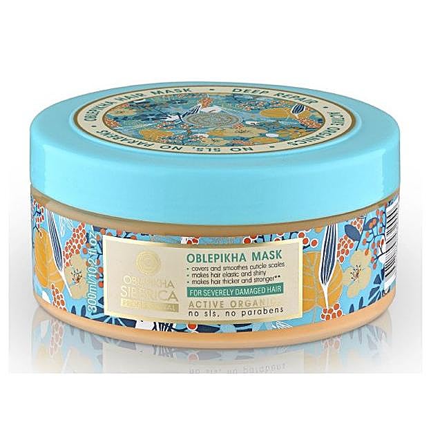 Mascarilla Oblepikha para cabello severamente dañado de Natura Siberica.