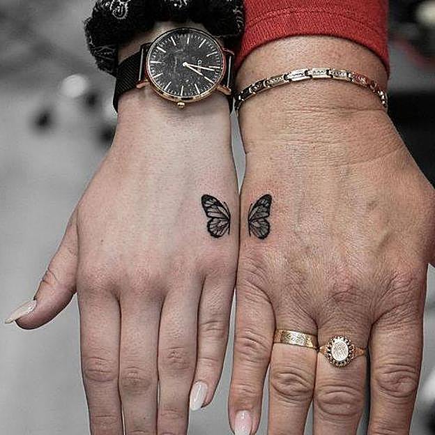 Tatuaje de mariposas