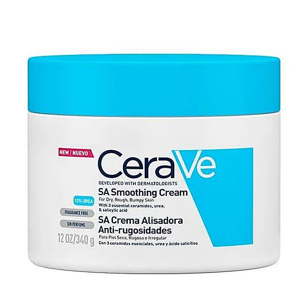Crema con urea SA Smoothing Cream de CeraVe