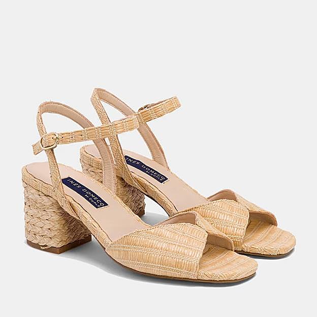 Sandalia de tacón cómodo Sanlucar de Inés Domecq By Cuplé.