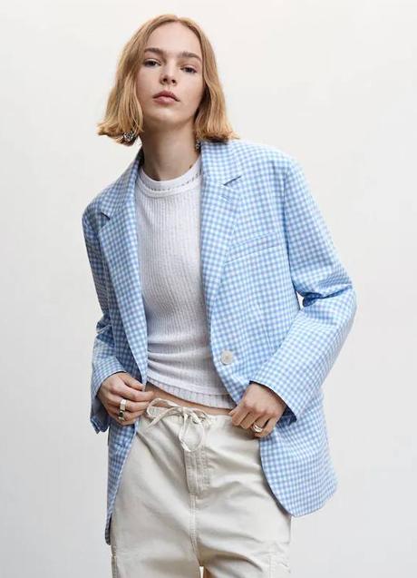 Imagen - Blazer con estampado de vichy