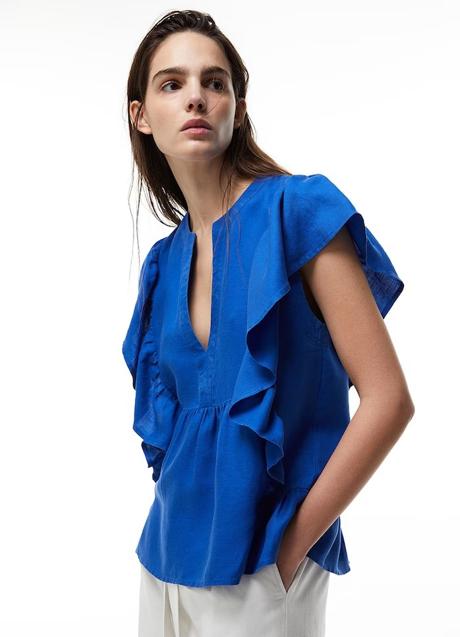 Imagen - Blusa de volantes de Sfera, 29,99€.