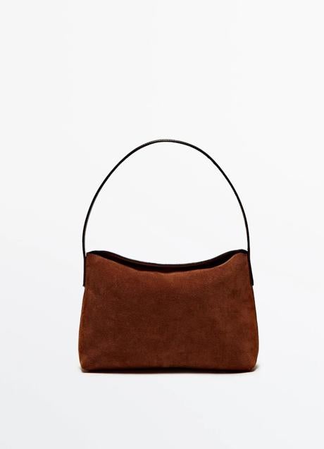 Imagen - Bolso de serraje de Massimo Dutti (69,99 euros)