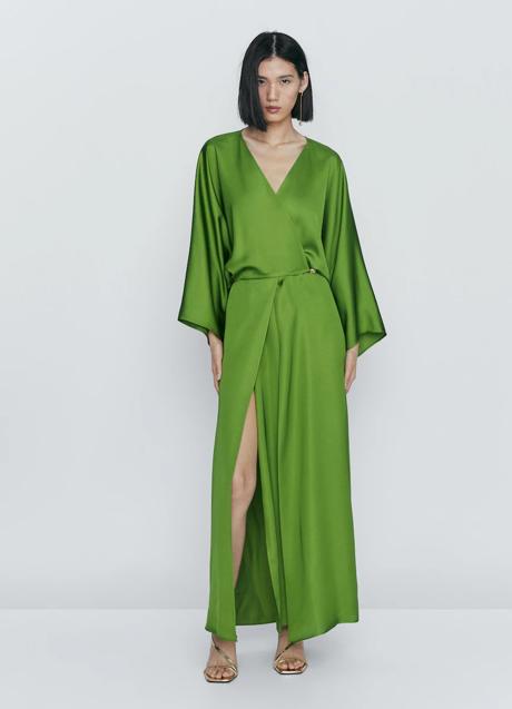 Imagen - Vestido verde de Massimo Dutti (129 euros)