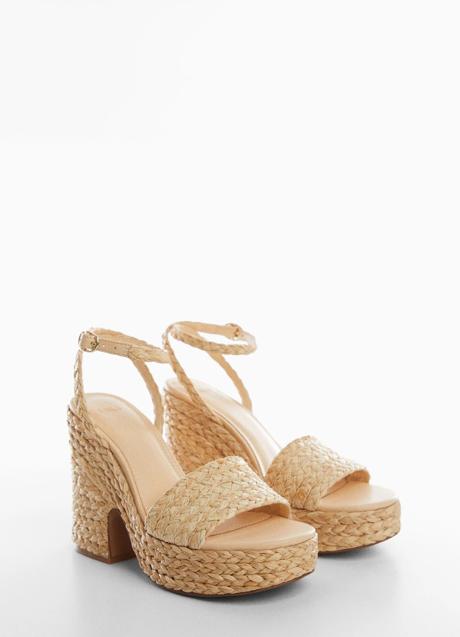 Imagen - Sandalias de rafia de Mango (49,99 euros)