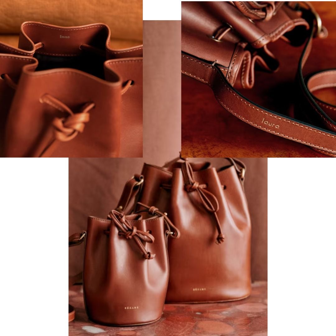 Si tu madre también es fan el estilo de las parisinas, seguro que las propuestas de Sézane le encantan. Y la firma francesa también tiene varios modelos personalizables como este tipo saco que cuesat 230 euros.