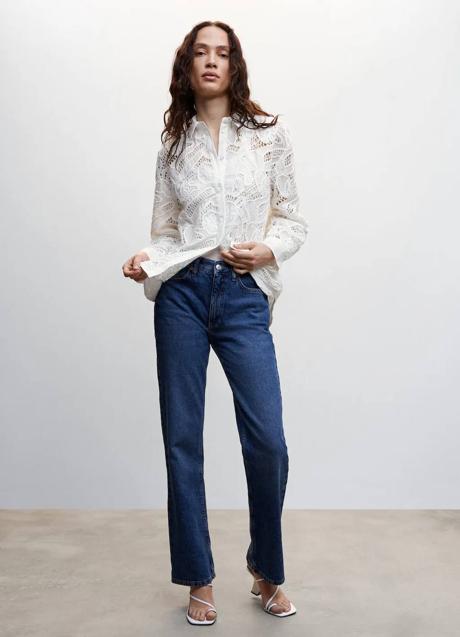 Imagen - Camisa de encaje blanco