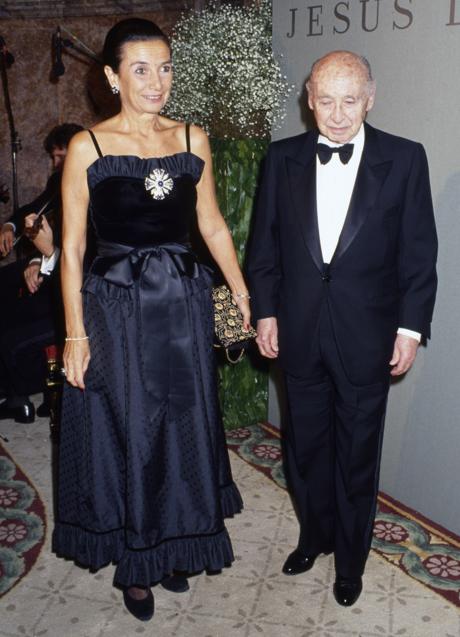 Imagen - El conde de Montarco junto a Charo Palacios, su segunda esposa.