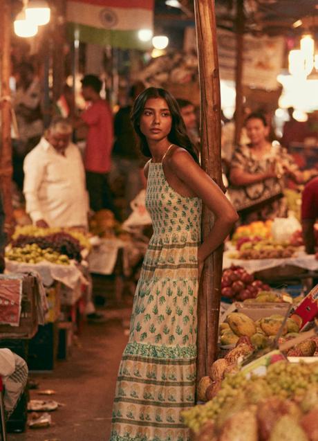 Imagen - Vestido midi estampado con elástico