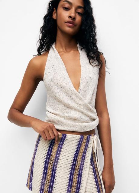 Imagen - Mini falda de rayas de Pull & Bear (22,99 euros)