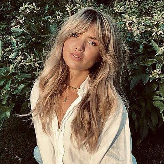 El corte de pelo Long Curtain Bang.