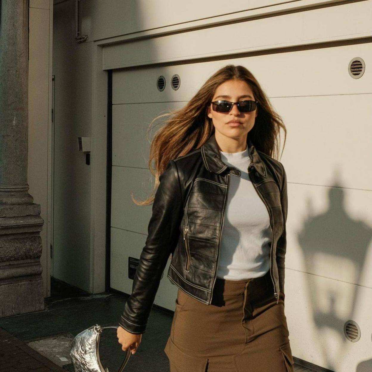 Influencer con pelo largo