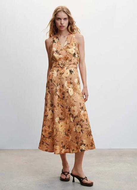 Imagen - Vestido de lino con floral print