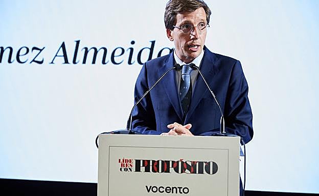 El alcalde de Madrid, José Luis Martínez-Almeida.