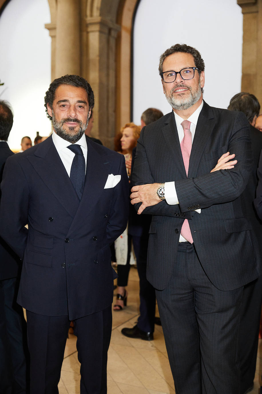 Vicente Cebrián, CEO de Marqués de Murrieta, con Rafael Martínez de Vega, director general de CM Vocento.
