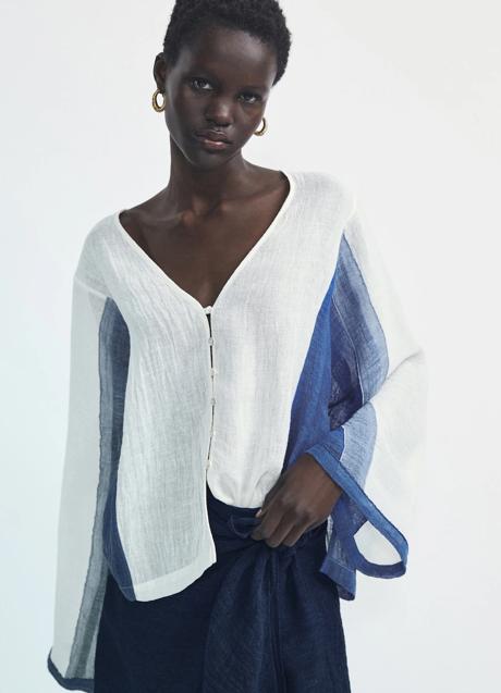 Imagen - Blusa con rayas de Massimo Dutti (59,99 euros)