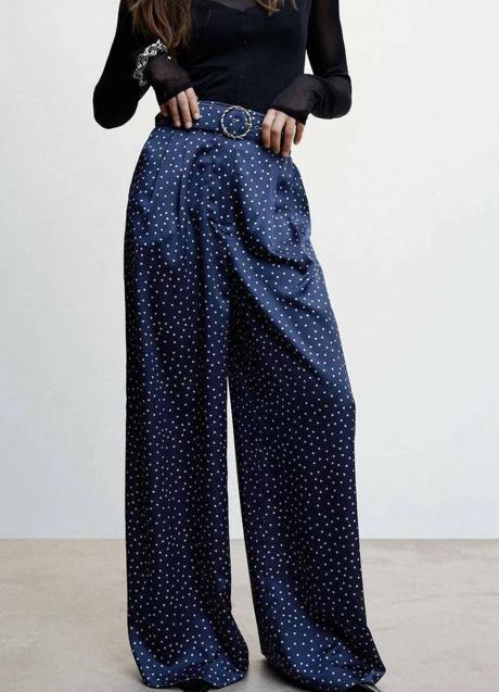 Imagen - Pantalón de lunares tipo palazzo