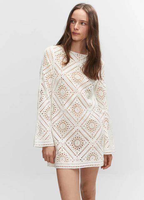 Imagen - Vestido blanco de Mango (39,99 euros)