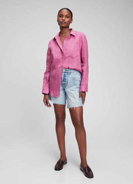 Imagen - Camisa de lino rosa de GAP, 29,98 euros.