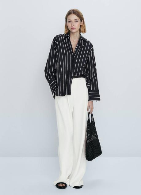 Imagen - Camisa de rayas azul marino