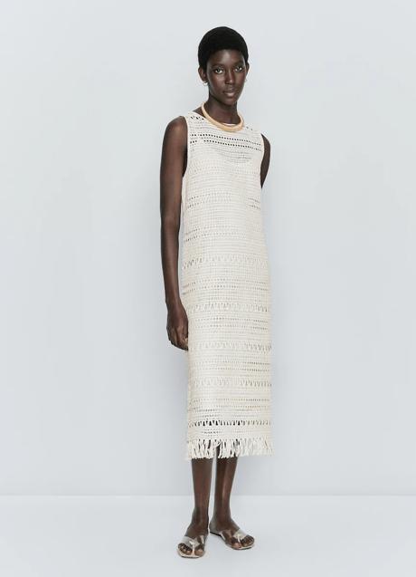 Imagen - Vestido blanco de Massimo Dutti (89,99 euros)