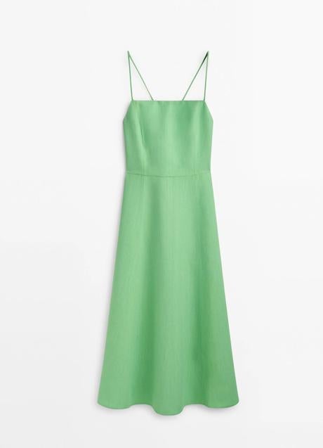 Imagen - Vestido verde de Massimo Dutti (89,99 euros)