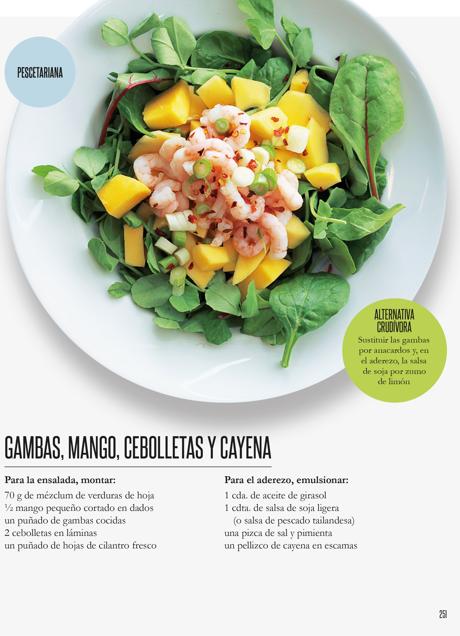 Imagen - La receta de Salad Love de una completa ensalada con gambas, mango, cebolletas y cayena. / Salad Love