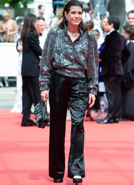 Imagen - Carlota Casiraghi en Cannes con un look con pantalones negros. / GTRES